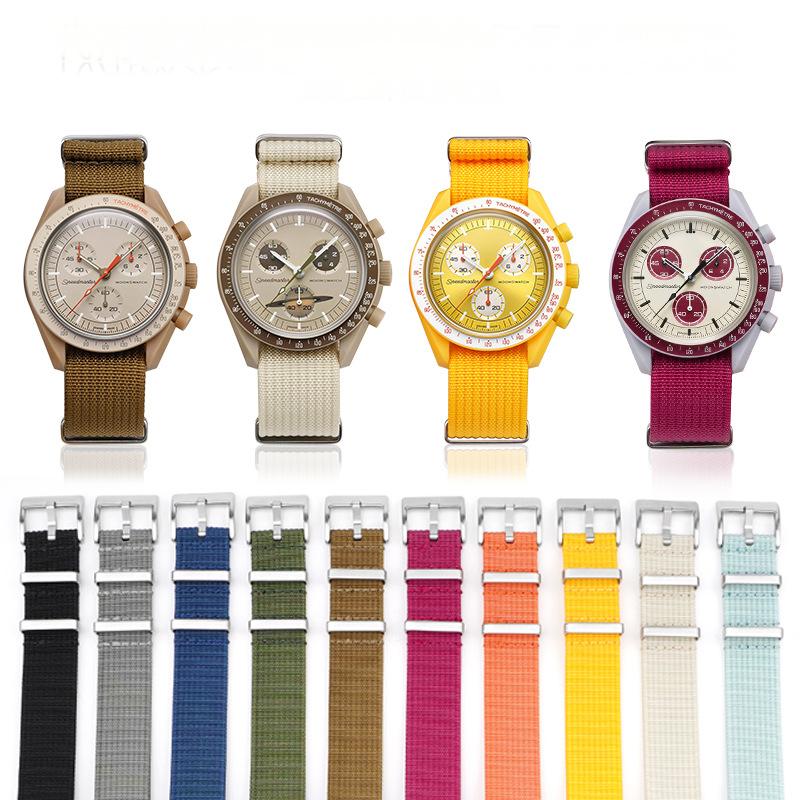 Nylon canvas watch band