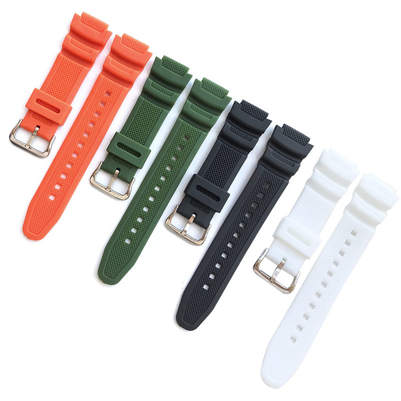 Rubber watch band for Casio