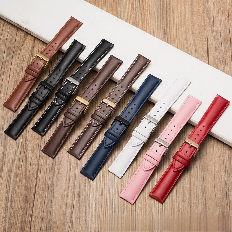 Leather watch band